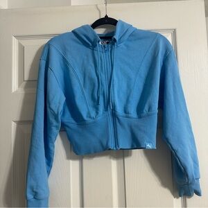 Cropped blue exercise jacket joylab size XS